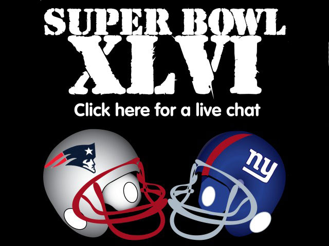 Sports fan commentating XLVI Superbowl live. Thanks for joining us!