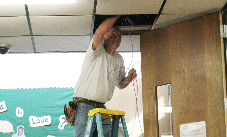 Halls, classrooms receive wireless access points