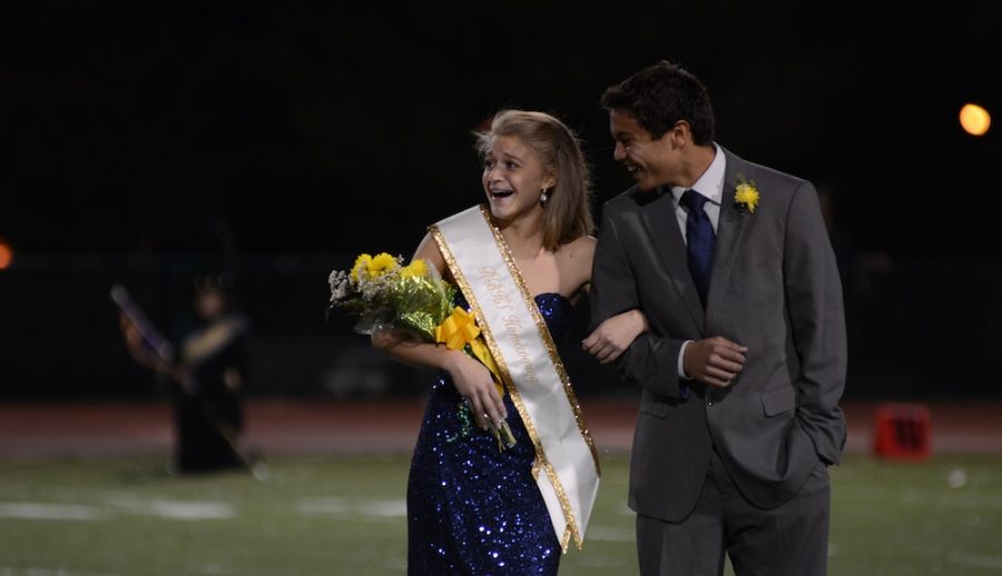 Bumby crowned homecoming queen
