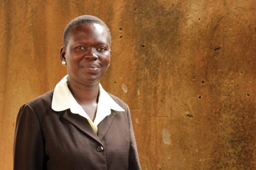 Crossing cultural boundaries: Ugandan English teacher Adong Jacqueline will be teaching and learning at RBHS during January. Photo used with permission from Katherine Sasser
