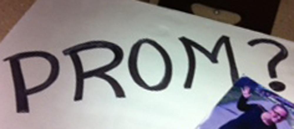 Students have come up with creative ways to ask dates to prom. Photo by Laurel Critchfield