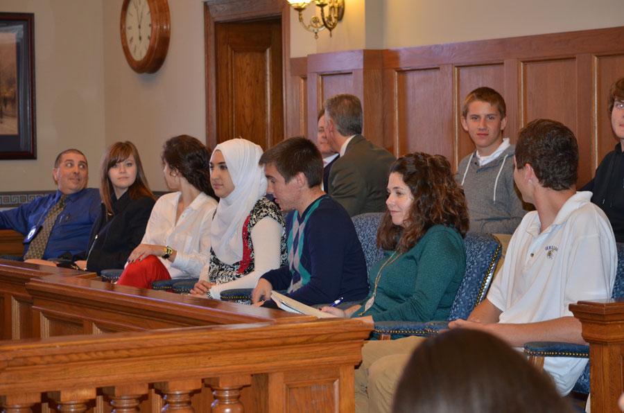 The jury waits for the closing statements to be read. Photo by Brittany Cornelison.