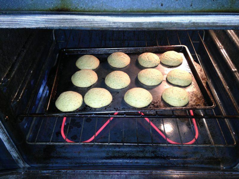 Make sure not to overdo the baking. Moist cookies are always better than dry.