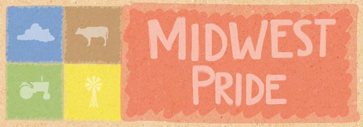 The logo for Midwest Pride Day. 