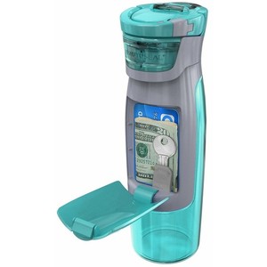 This adorable water bottle has a handy compartment for all of your important items. It’d be perfect for the gym buff. It can be purchased at http://www.gocontigo.com/autoseal-kangaroo-water-bottle-with-pocket-673.html