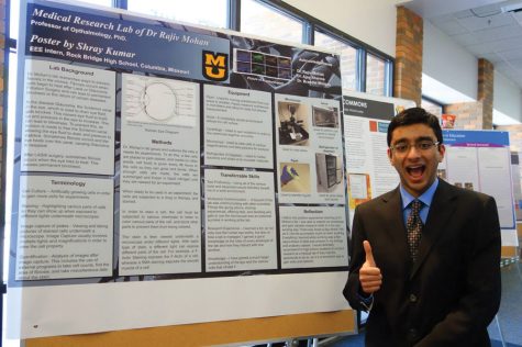 Students show off achievements from internships at SIRS