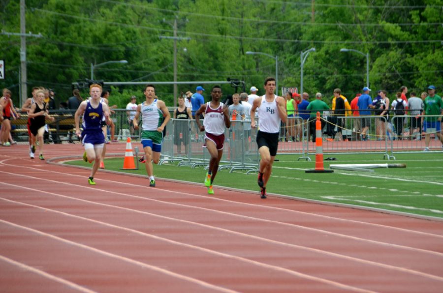 Track and field team competes at district meet