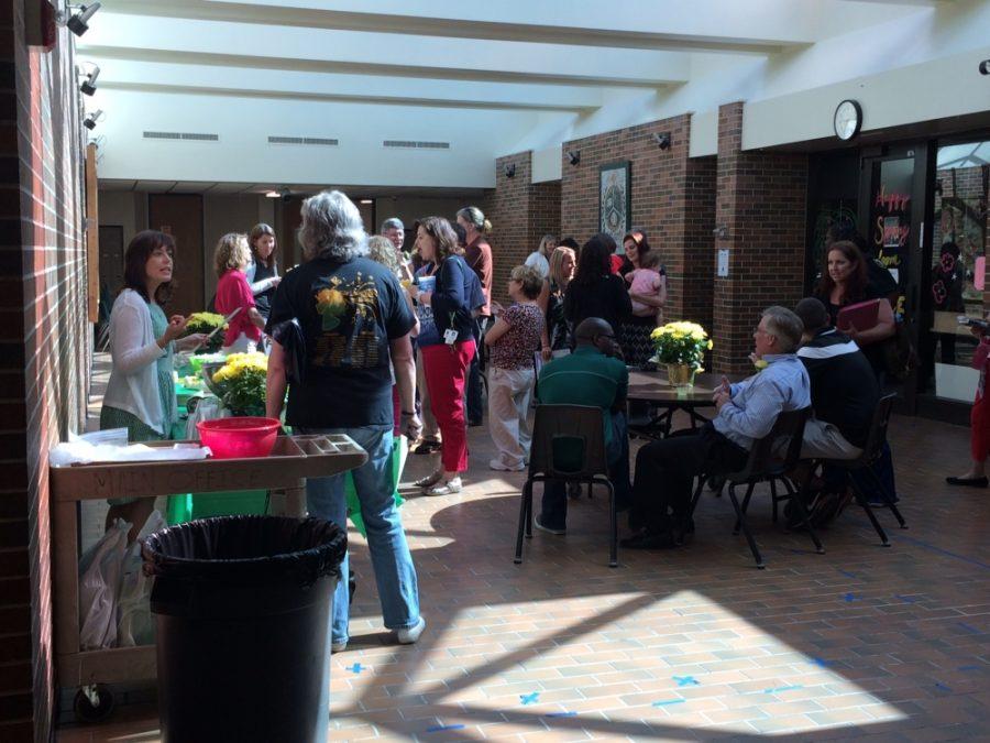 Teachers say final farewells to retiring staff members