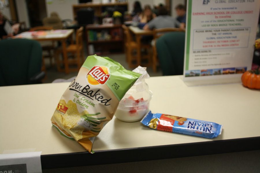 Food in the guidance office. 