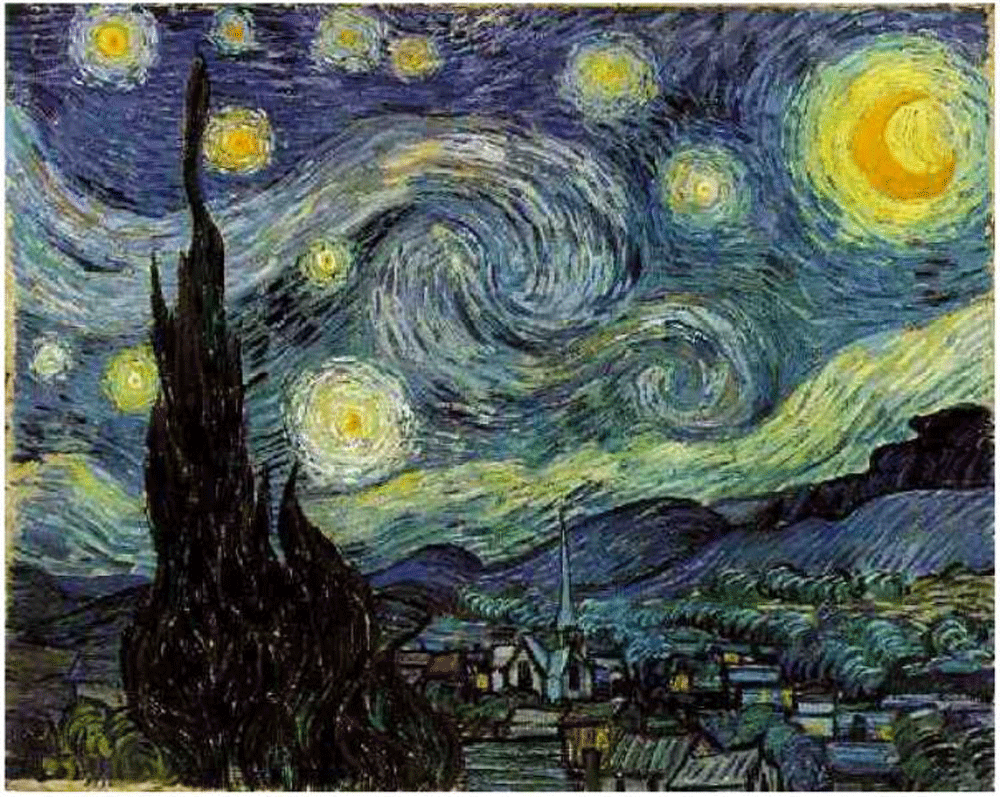 "Starry Night" by Vincent van Gogh. Photo from The Museum of Modern Art