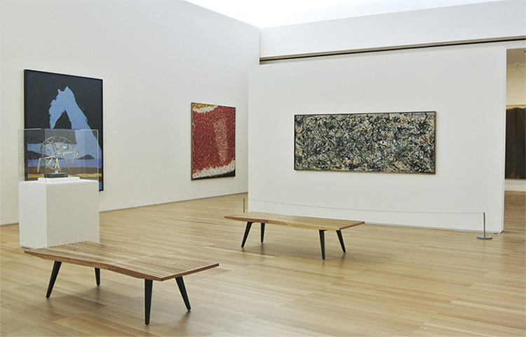Pollock%E2%80%99s+Lucifer+on+display+inside+of+the+Stanford%E2%80%99s+Anderson+Collection.+Photo+by+latimes.com