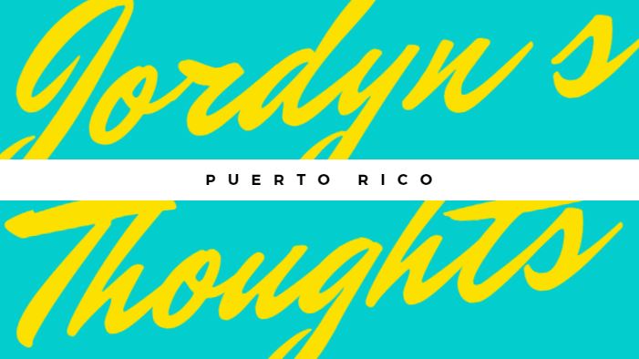 Jordyns Thoughts: Puerto Rico forgotten