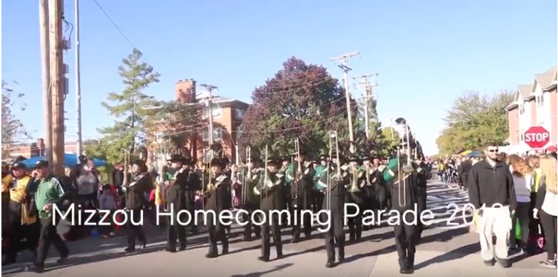 Band+performs+in+Mizzou+homecoming+parade