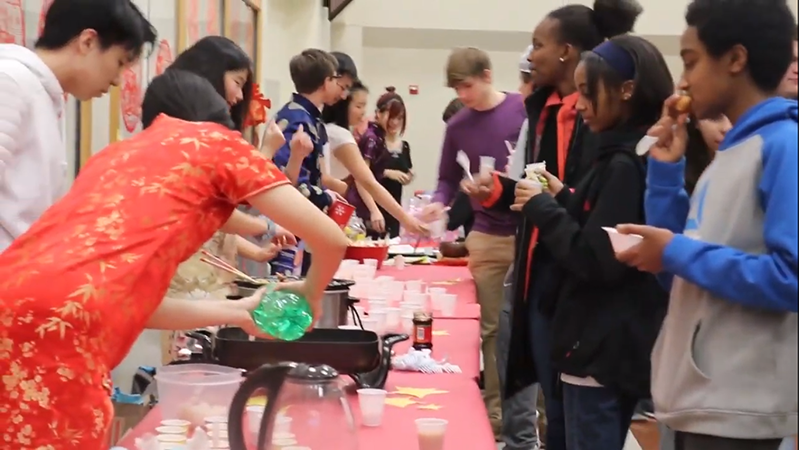 Students attend Global Village Feb. 22
