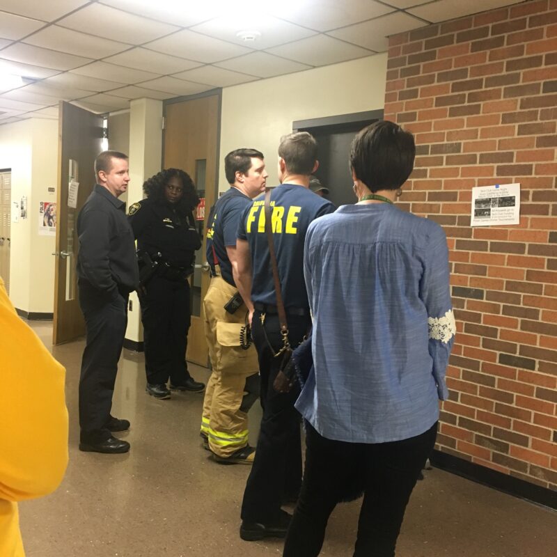 Fire department helps students out of stuck elevator