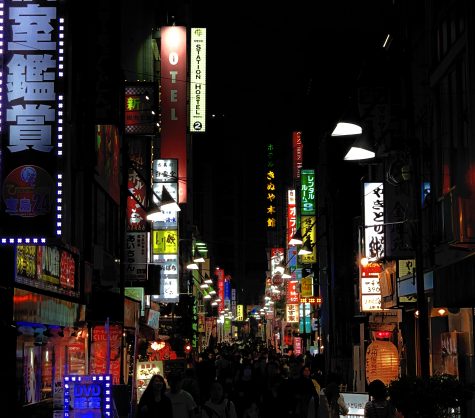 Lights illuminate Ameyakocho street in Tokyo, Japan on April 21, 2019.
Photo by George Frey / Bearing News