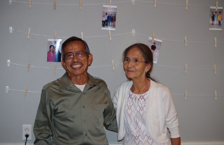 My grandfather and grandmother at their 50th wedding anniversary in July, 2018