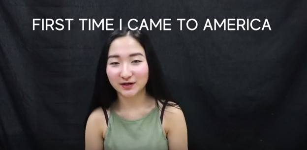 The first time I came to America