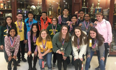 Math team placed first in sweepstakes Saturday. 