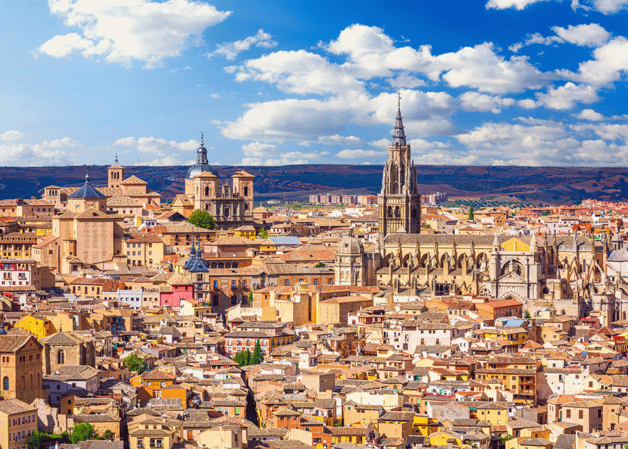 Toledo, Spain from Envato Elements.