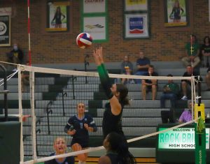 RBHS Varsity Volleyball competed against St. Dominic High School Sept 7. 