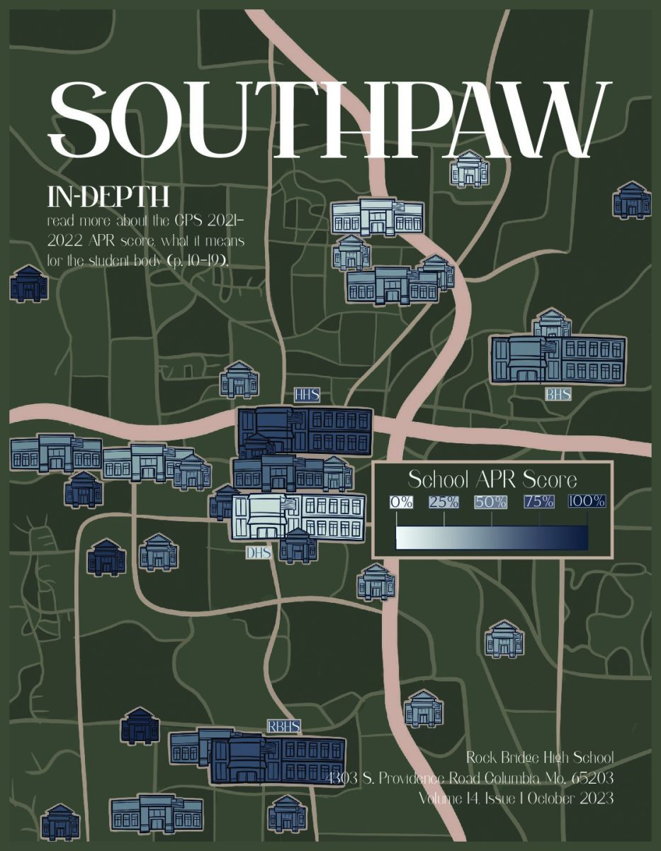 Southpaw cover for Volume 14 Issue 1. Art by Olivia Rollison