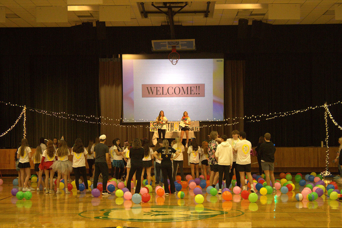 Bruinthon is introduced at Rock Bridge on Feb. 10 to dance and donate with hundreds of patrons